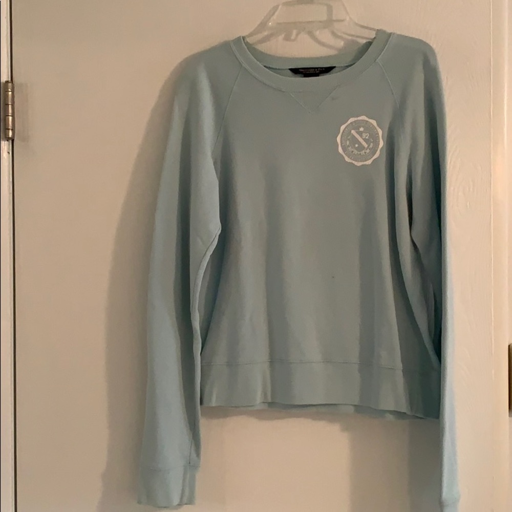 Teal Abercrombie crewneck